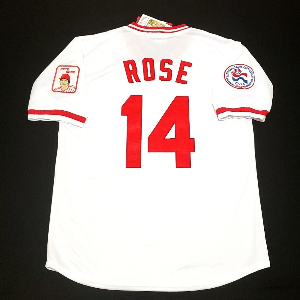 Pete Rose Jersey 1976 Cincinnati Reds Pullover Throwback NEW With Tags! SALE!💥